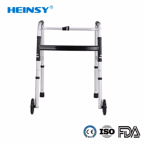 医療モビリティ歩行補助車高齢者用シート付きアルミ歩行器